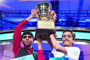 Indo-Americans sweep US Spelling Bee, create history