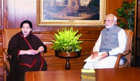 Hopeful Jaya raises water sharing, I-T revenue with Modi