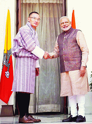 Modi's maiden trip as PM to Bhutan