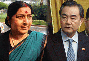 Chinese FM holds talks with Swaraj