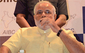 Modi introduces ministers in RS