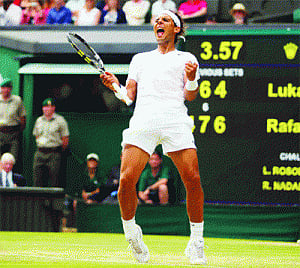 Nadal crosses second hurdle