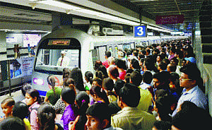 Where commuting is a contact sport
