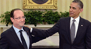 Obama, Hollande call on Putin to pressure Ukraine rebels