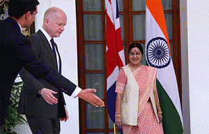Sushma presses for Varley's extradition