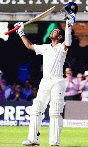 Rahane ton saves india
