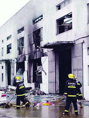 69 killed, 187 injured in China factory explosion