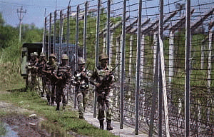 Guns fall silent along international border
