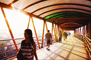 Noida pod taxi project to give way to skywalks