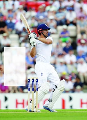 England up and away