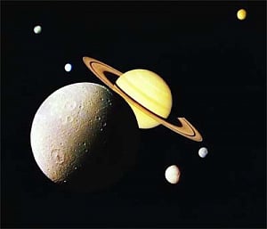 NASA spacecraft finds 101 geysers on icy Saturn moon