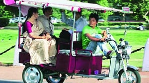 'Unclassified' Chinese E-RICKS flood Delhi