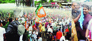 Cops use tear gas, water cannons on BJP men in Ranchi