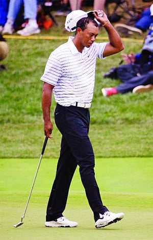 Woods misses cut at PGA Championship
