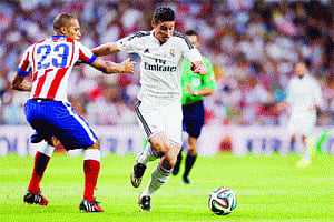 Rodriguez helps Real draw against Atletico