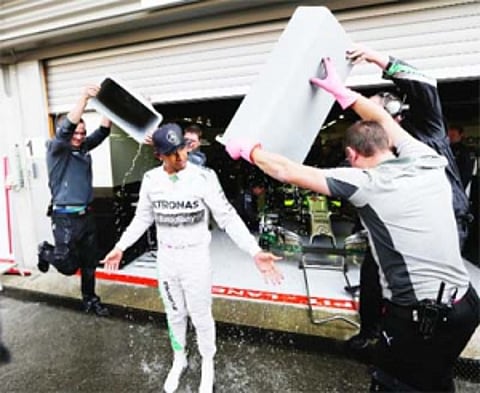 Eyes on Mercedes twins as Hamilton beats Rosberg in practice