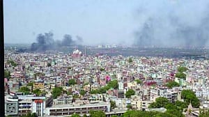 Capital's bridal bazar burns