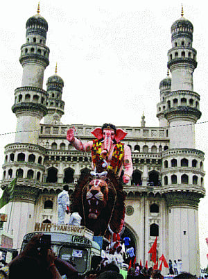 Ganesh immersion passes off smoothly in Hyderabad