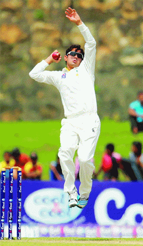 40 degrees bent in Ajmal's elbow during testing