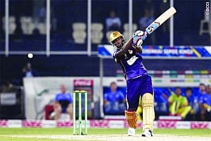 KKR russell up a win