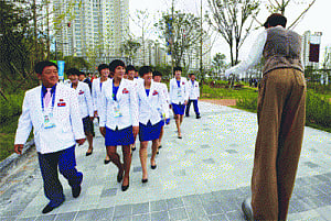 When South Korea welcomed silent North