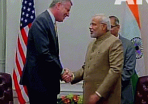 Modi meets NYC mayor, discusses city policing, urban space