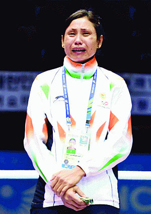 Cornered Sarita says sorry