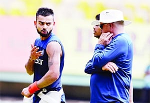 INDIA lOOK TO START WITH A BANG