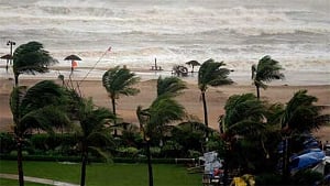 Depression intensifies into Cyclone 'Hudhud'
