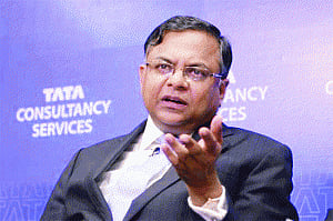 TCS Net jumps 13.2% to Rs5,244 cr, margin slips