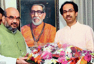 BJP hints preference for 'natural ally' Sena in Maharashtra