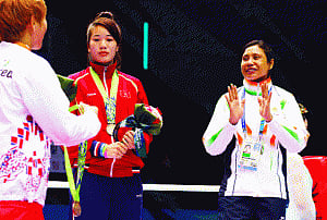 AIBA suspends Sarita for protesting at Asiad