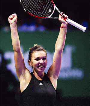 Halep destroys Serena
