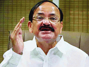 Venkaiah adopts Hudhud-affected Andhra village