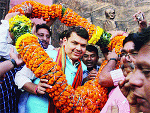 Home city gives Fadnavis warm welcome on first visit