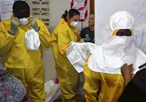 US opens Ebola response hospital in liberia