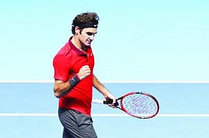 Federer races past Nishikori