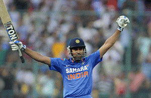 Sharma's double ton steers India to 404 for five