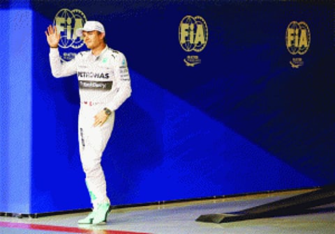 last dash to podium