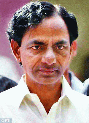 telangana CM woos pharma bigwigs with chopper ride