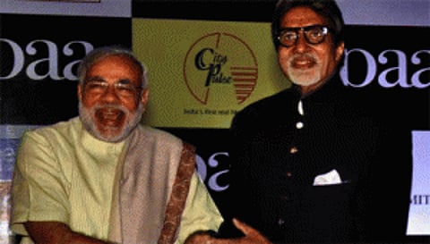 Big B meets PM Modi in Capital
