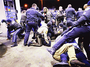 Clashes erupt as another black teen is killed in US police shooting