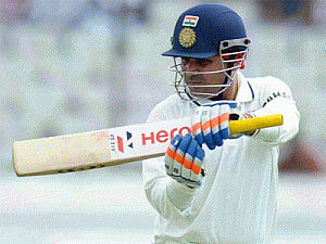 Century at last for Virender Sehwag, Delhi in command