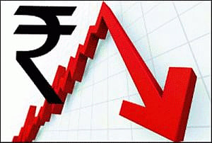 Rupee trims initial losses, still down 8 paise against USD