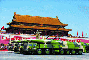 China flexes muscles at WW-II victory parade