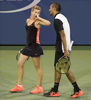 Kyrgios-Bouchard mixed doubles pairing has tongues wagging