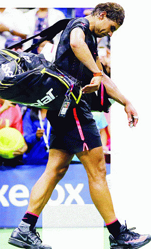 Rafa's vertical fall