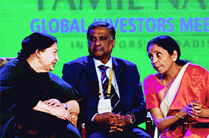 Amma secures Rs 1-l cr pledge in 1st Global Investors' Meet