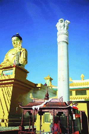 Indian touch in Ashokan stupa's resurrection in China