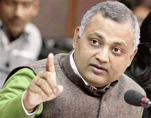 Somnath Bharti moves SC seeking protection from arrest